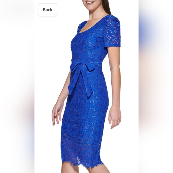 Kensie Women's Lace Midi Dress - Picture 2 of 8